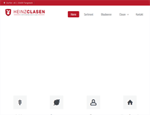 Tablet Screenshot of clasen-baumschulen.com